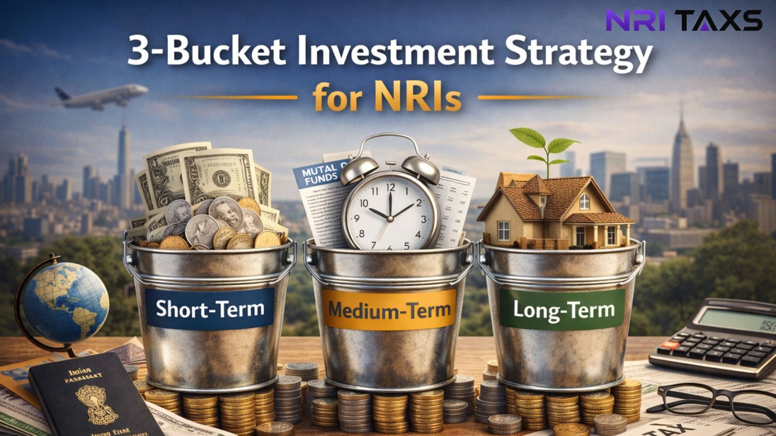 3-Bucket Investment Strategy for NRIs
