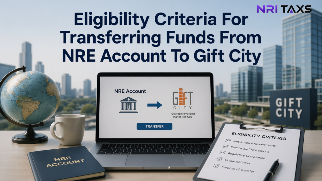 Transfer money from NRE account to Gift City