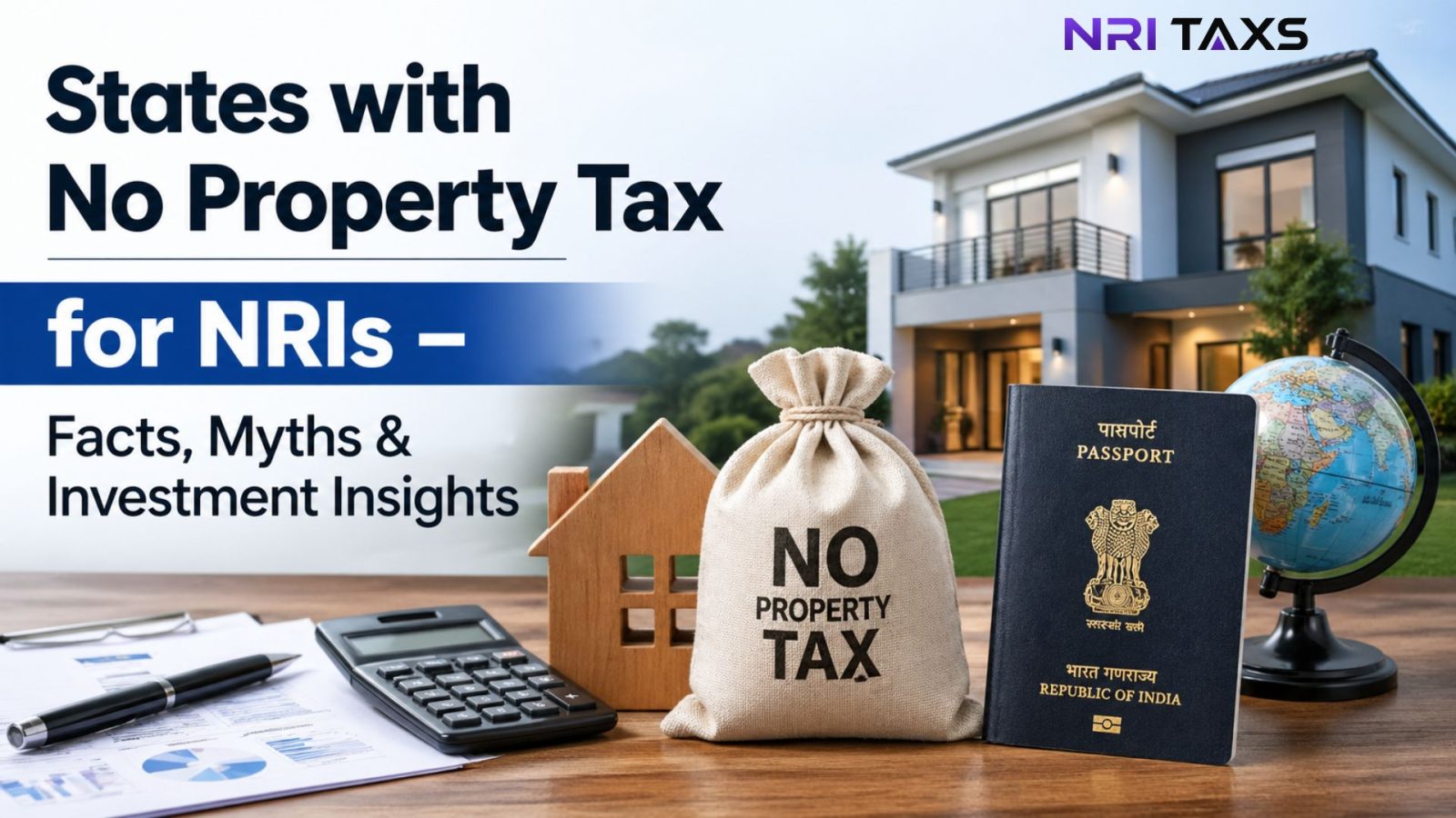 States With No Property Tax For NRIs– Facts, Myths & Investment Insights