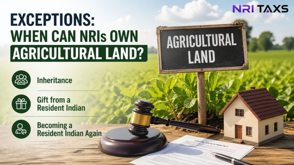 Exceptions: When Can NRIs Own Agricultural Land?