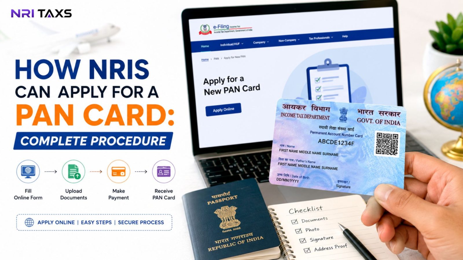 How Nris Can Apply For A Pan Card: Complete Procedure?