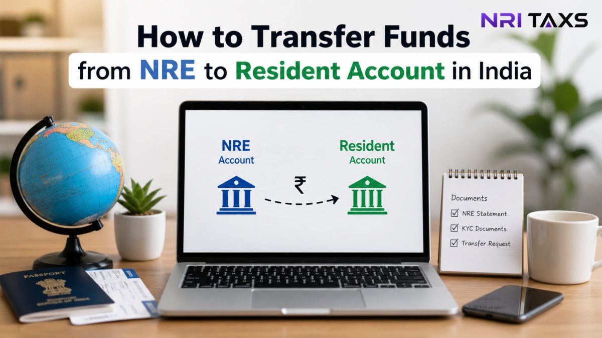 How to Transfer Funds from NRE to Resident Account in India? 