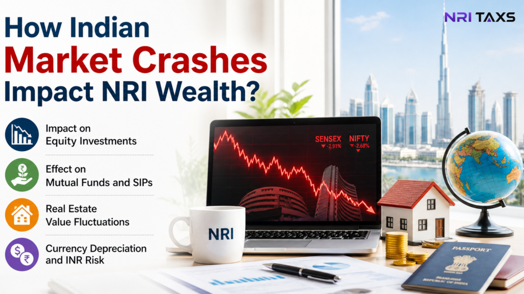 NRI wealth during Indian market crashes