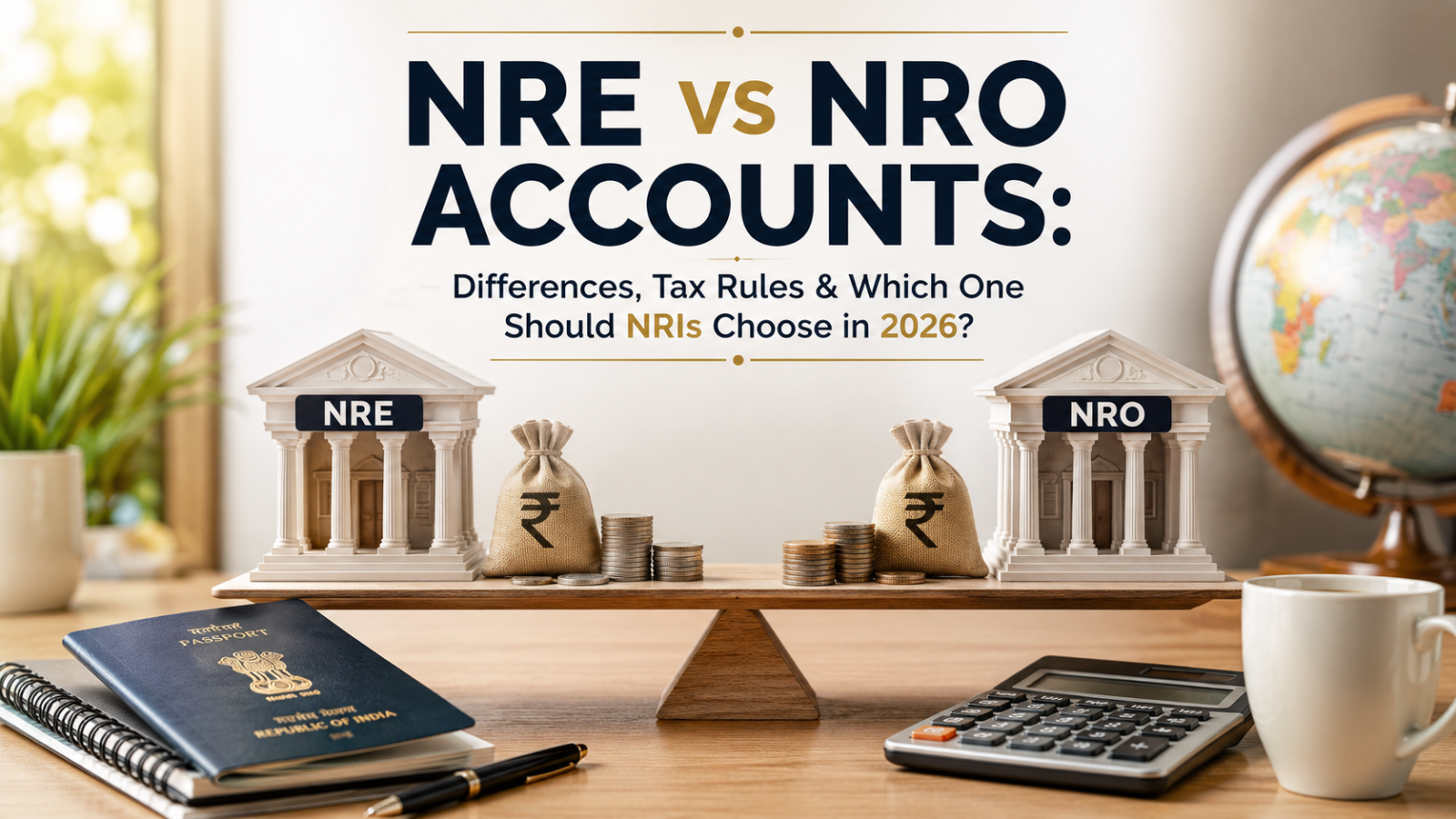 NRE vs NRO Account- Differences, Tax Rules & Which One Should NRIs Choose in 2026?