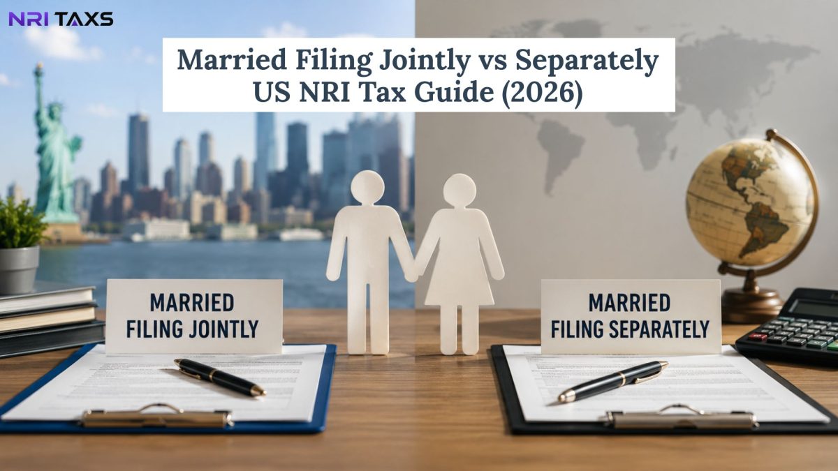 Married Filing Jointly vs Separately: US NRI Tax Guide (2026)