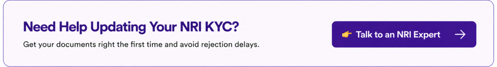 KYC Status from Resident to NRI Online