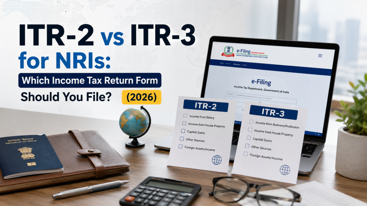ITR-2 vs ITR-3 for NRIs: Which Income Tax Return Form Should You File? (2026) 