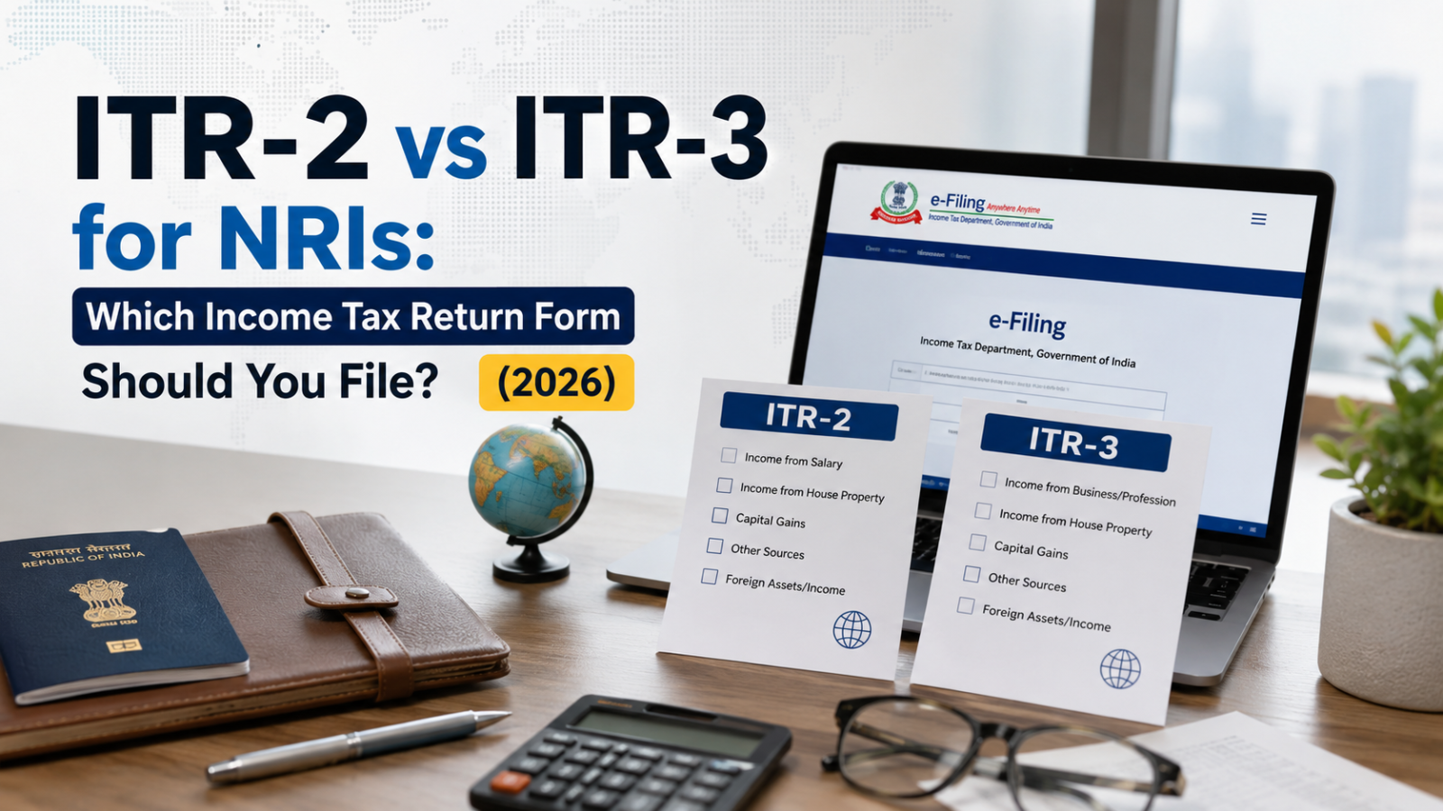 ITR-2 vs ITR-3 for NRIs: Which Income Tax Return Form Should You File? (2026) 