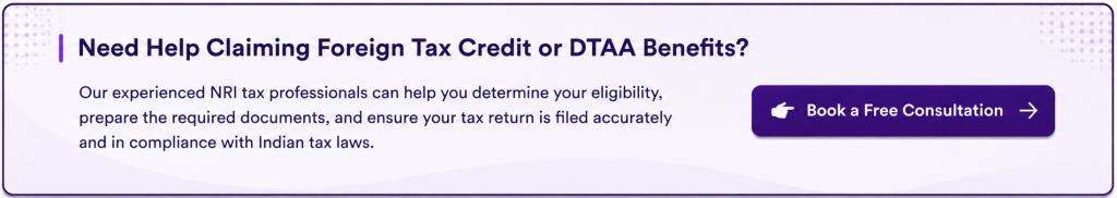 Can NRIs Claim Foreign Tax Credit in India?