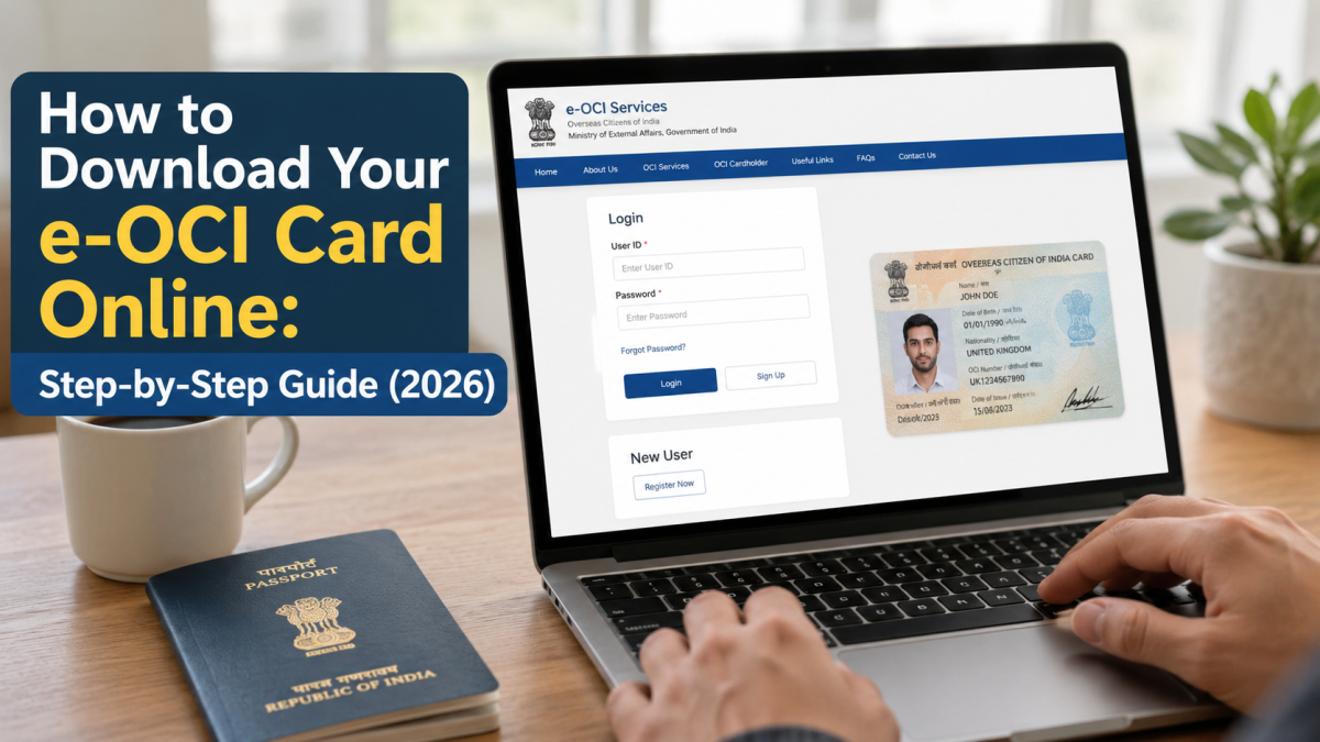 How to Download Your e-OCI Card Online: Step-by-Step Guide (2026) 