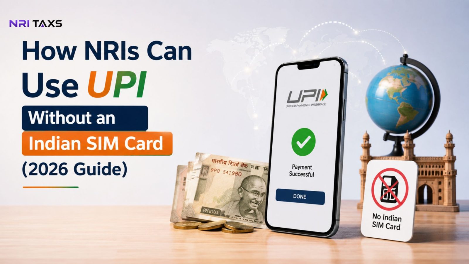 How NRIs Can Use UPI Without an Indian SIM Card (2026 Guide) 