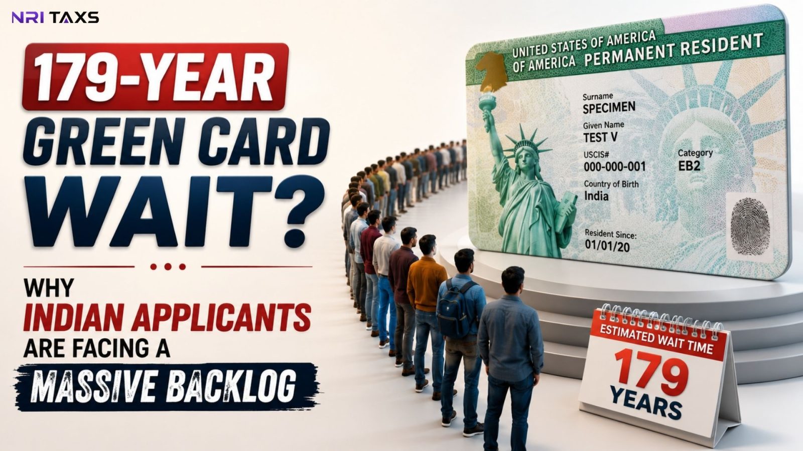 179-Year Green Card Wait? Why Indian Applicants Are Facing a Massive Backlog