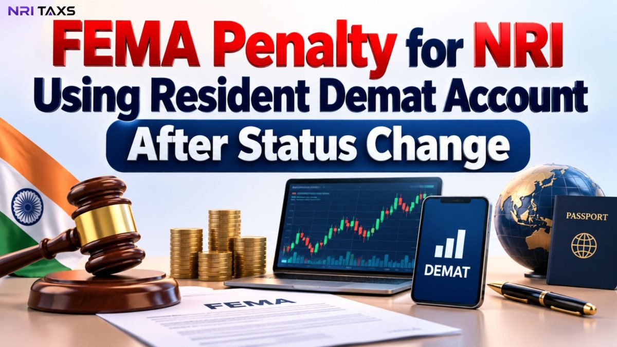 FEMA Penalty for NRI Using Resident Demat Account After Status Change