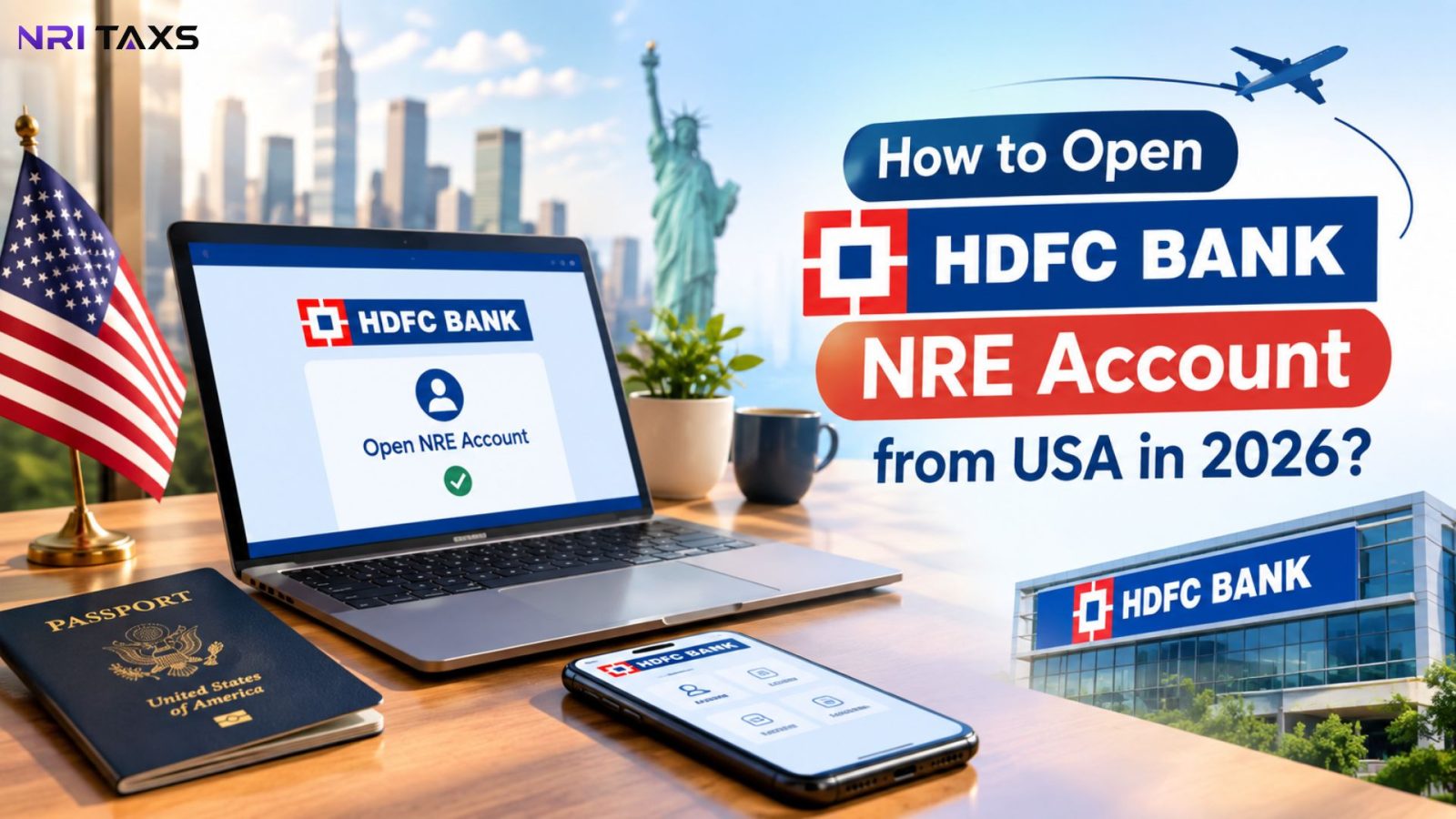 How to Open HDFC NRE Account from USA in 2026?