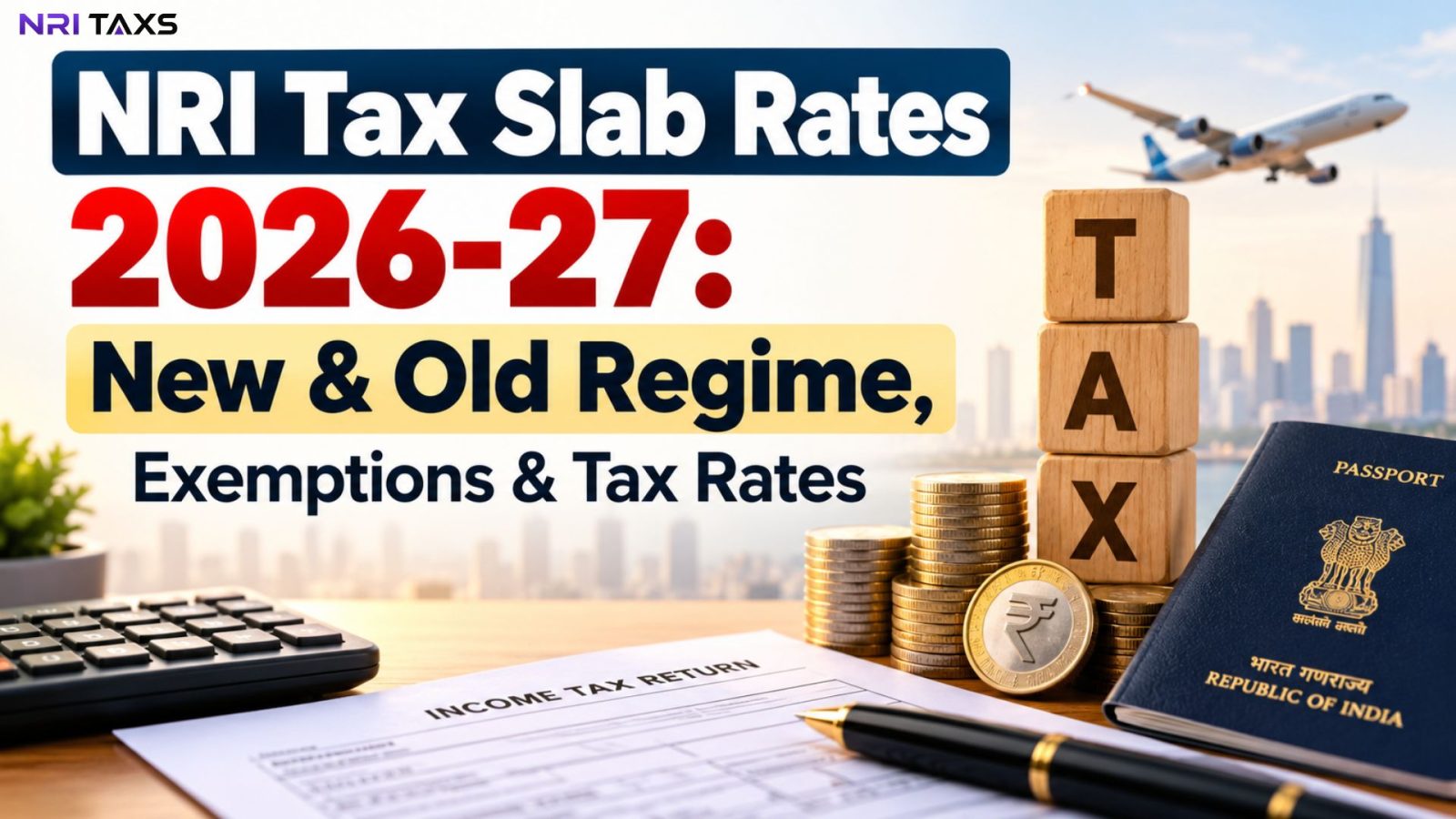 NRI Tax Slab Rates 2026-27: New & Old Regime, Exemptions & Tax Rates