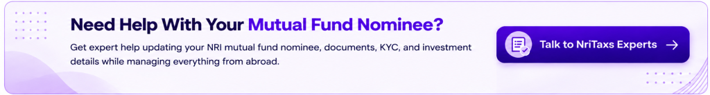 NRI Mutual Fund Nominee Change