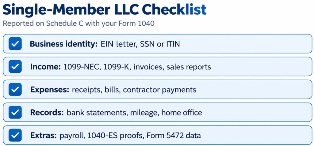 What Documents Need to File LLC Taxes