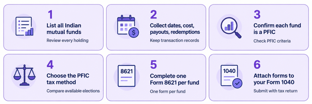 Indian Mutual Funds on US Tax Return