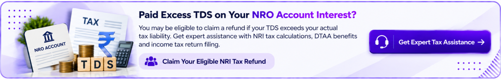 NRO Account TDS Refund 