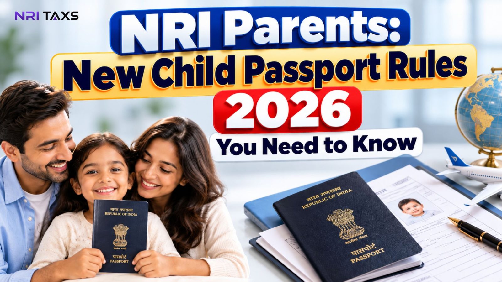 NRI Parents: New Child Passport Rules 2026 You Need to Know
